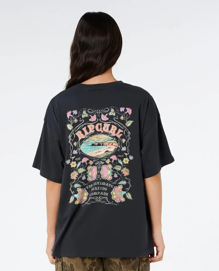 RIP CURL FEMMES HALF MOON BAY HERITAGE TEE