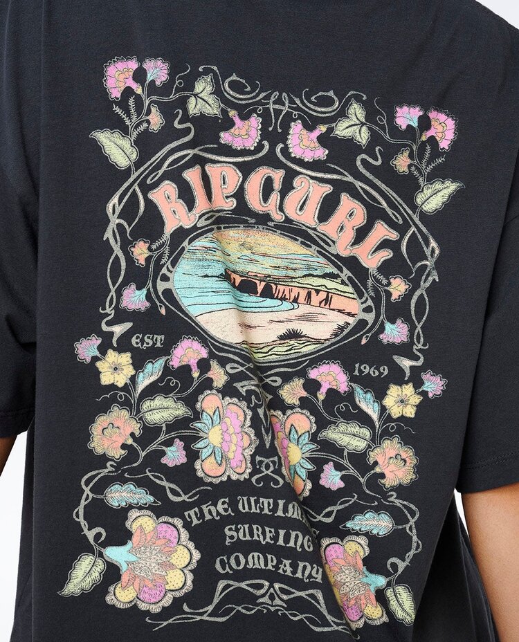 RIP CURL WOMEN'S HALF MOON BAY HERITAGE TEE