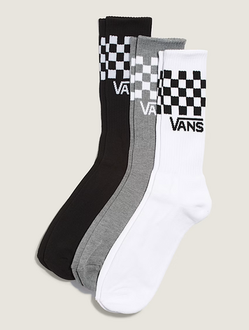 Vans CLASSIC CHECK CREW SOCKS CHECKERBOARD BLACK/WHITE