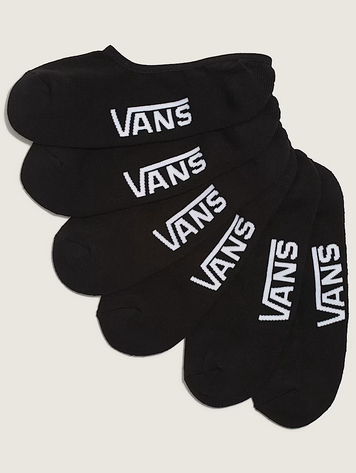 Vans CLASSIC NO SHOW ROX SOCKS BLACK