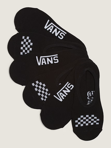 Vans CLASSIC CANOODIE SOCKS 3-PACK BLACK/WHITE