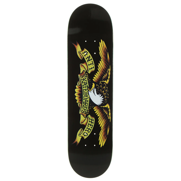 Antihero TEAM CLASSIC EAGLE DECK BLACK 8.12"