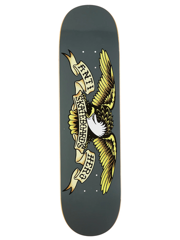 Antihero TEAM CLASSIC EAGLE DECK GREY 8.25"