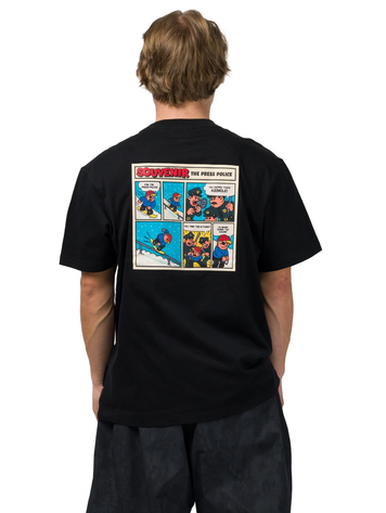 Souvenir MEN'S PRESS POLICE TEE BLACK