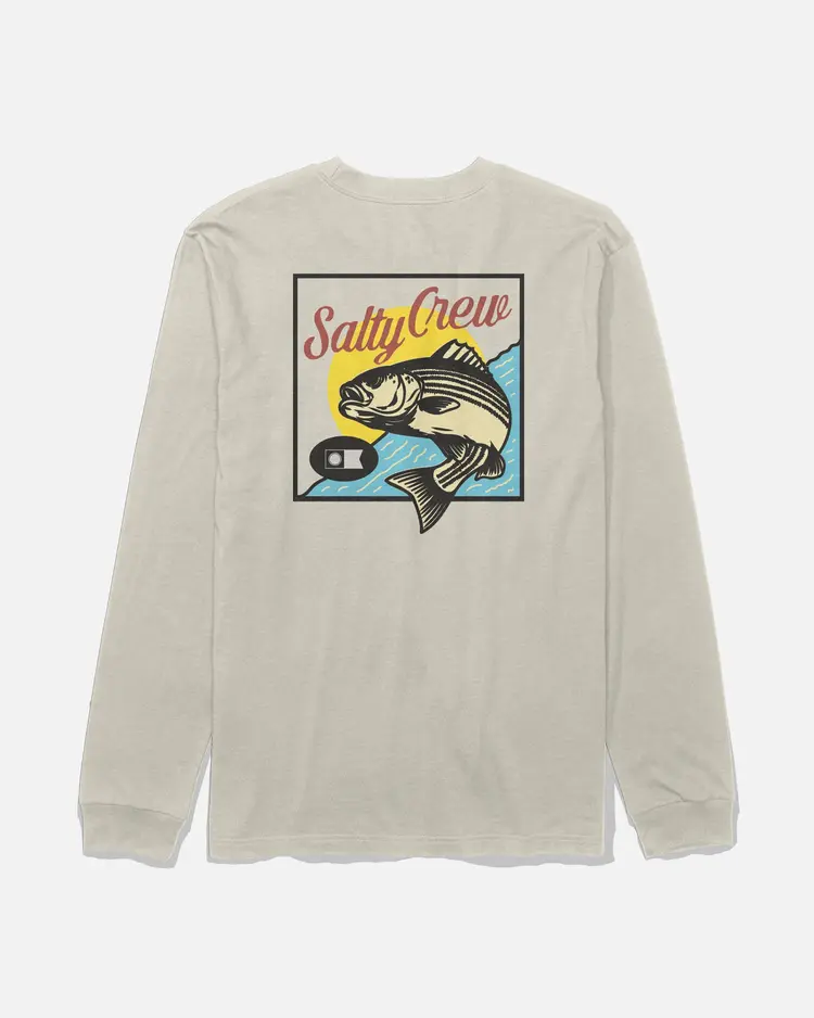 Salty crew HOMMES STRIPED LS TEE