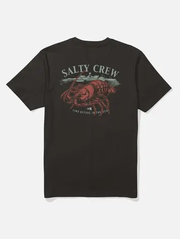 Salty crew HOMMES SHELLED SS TEE BLACK