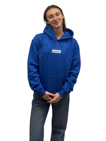 Universe Boardshop FEMMES BULLE HOODIE ROYAL/WHITE