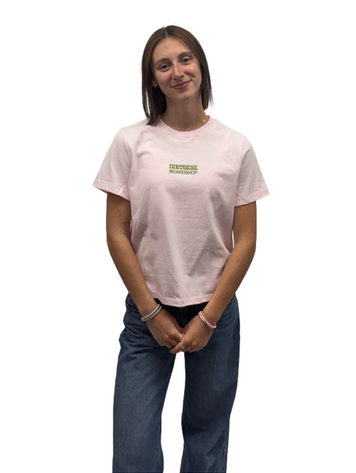 Universe Boardshop FEMMES BULLE HEAVY T-SHIRT SOFT PINK/MATCHA