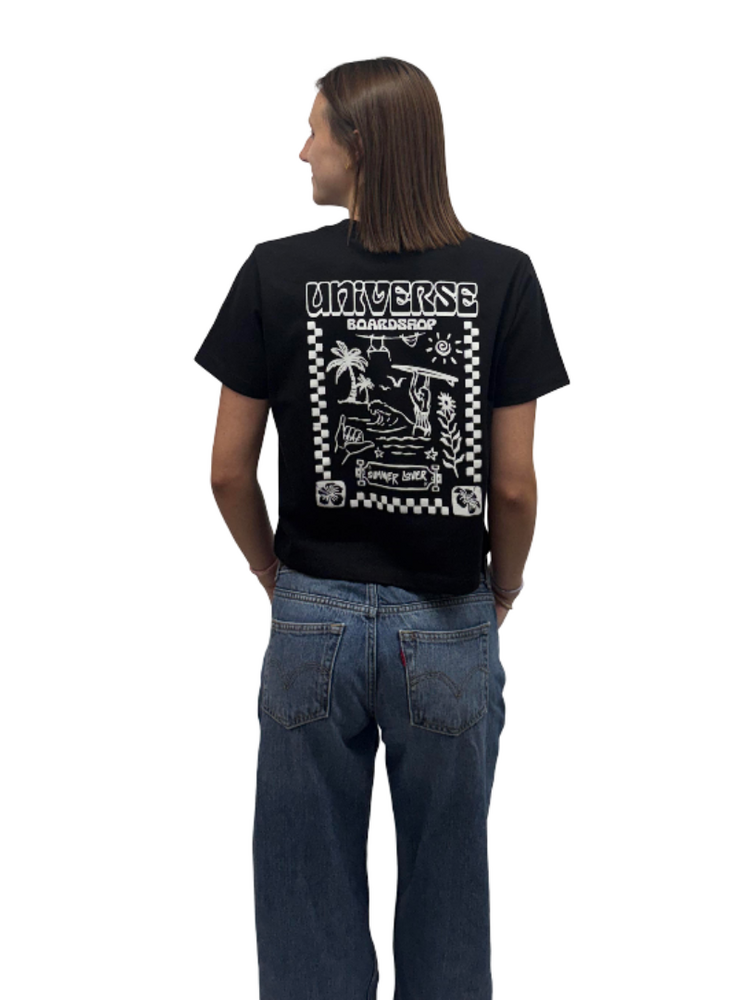 Universe Boardshop WOMEN'S SUMMER LOVER HEAVY BOXY T-SHIRT