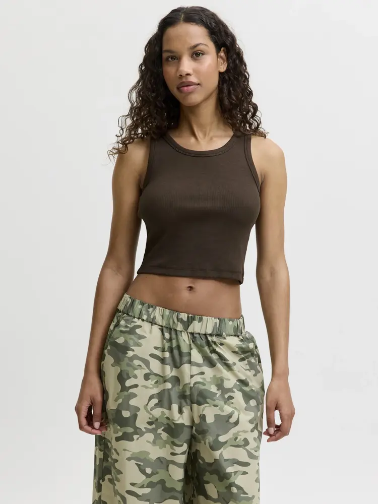 JJXX FEMMES FALLON STR SL RIB TOP