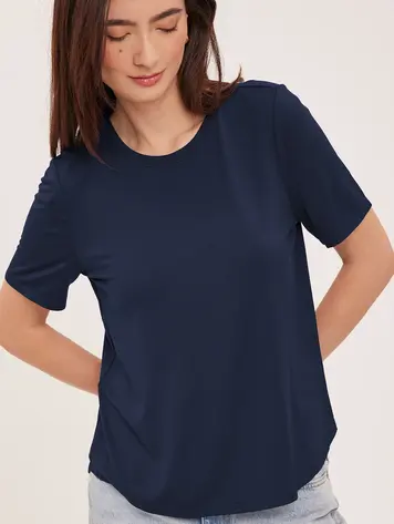 Gentle fawn FEMMES BRIELLE T-SHIRT NAVY