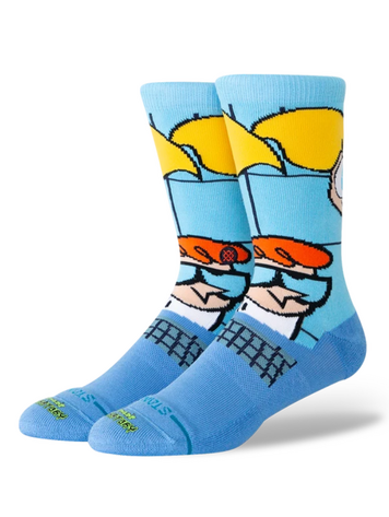 Stance HOMMES BRPA DEXTERS CREW SOCKS BLUE