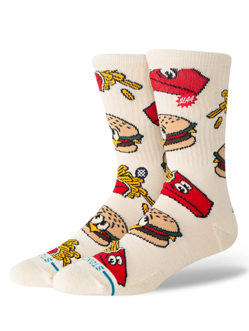 Stance HOMMES COMBO MEAL CREW SOCKS TAN