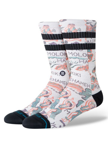 Stance HOMMES LEI LEI CREW SOCKS GREY