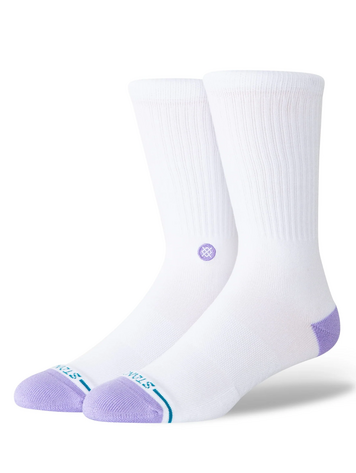 Stance MEN'S ICON DOT CREW SOCKS PURPLE