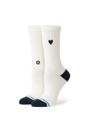 Stance WOMEN'S HEART CREW SOCKS CANVAS