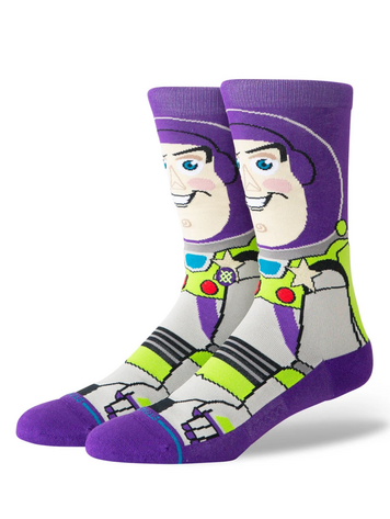 Stance HOMMES BUZZ CREW SOCKS PURPLE