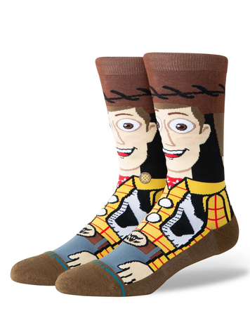 Stance HOMMES WOODY CREW SOCKS BROWN