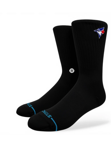 Stance MEN'S MLB TOR CREST SOCKS BLACK