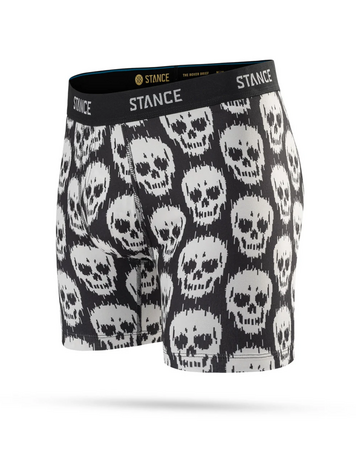 Stance HOMMES SKULLS BOXER BRIEF BLACK