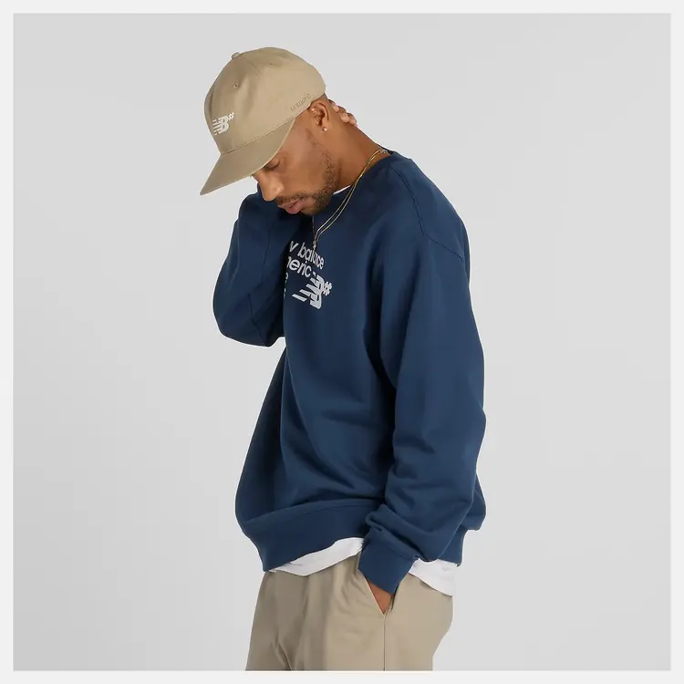 New Balance MEN'S NUMERIC FRENCH TERRY CREW