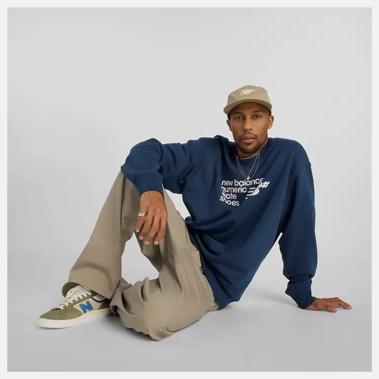New Balance MEN'S NUMERIC FRENCH TERRY CREW