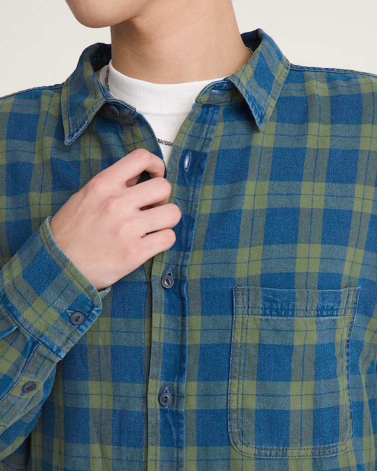 Vans MEN'S LAWSON SOLID OXFORD LS SHIRT