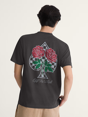 Vans MEN'S THE PAINTED ROSE SS T-SHIRT FADED BLACK