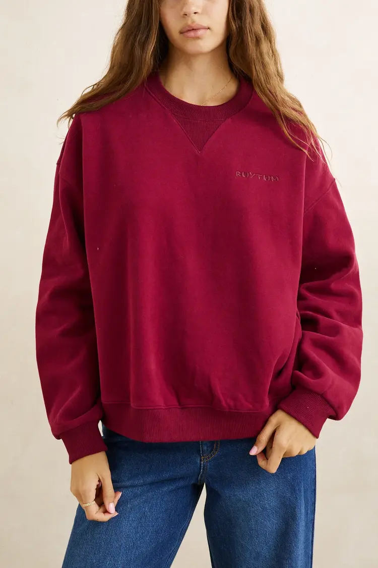 Rhythm FEMMES EVERYDAY CREW NECK FLEECE
