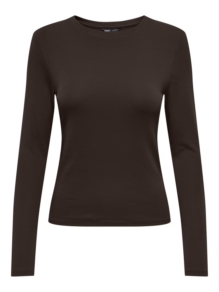 Only WOMEN'S RILEY O-NECK LONG SLEEVE TOP