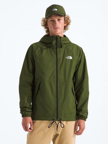 THE NORTH FACE HOMMES ANTORA RAIN HOODIE WOODLAND GREEN