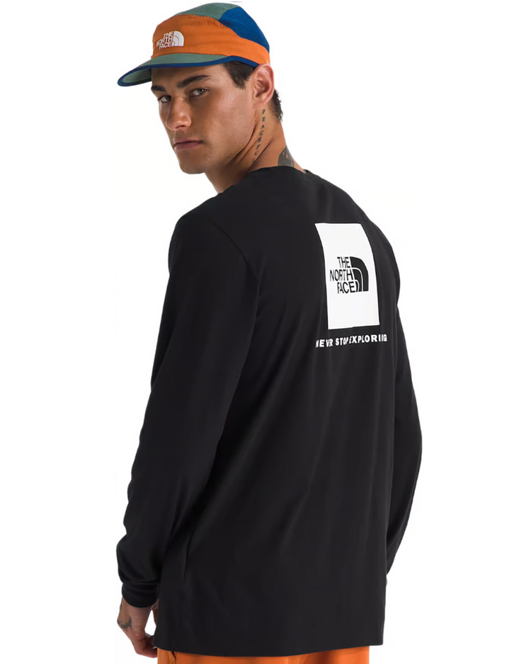 THE NORTH FACE HOMMES EVOLUTION BOX NSE REGULAR LONG SLEEVE T-SHIRT