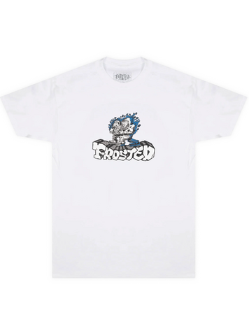 Frosted Skateboards MEN'S DUO GRAPHIC T-SHIRT WHITE