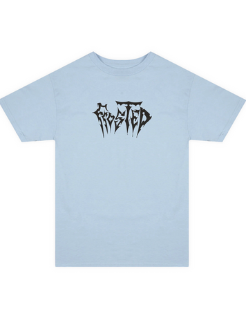 Frosted Skateboards HOMMES FROSTUARY GRAPHIC T-SHIRT POWDER BLUE