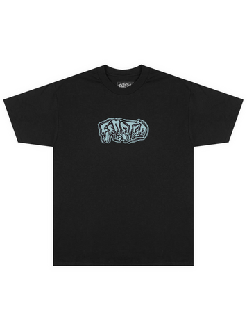 Frosted Skateboards HOMMES HALFTONE T-SHIRT BLACK