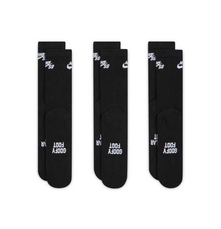 Nike SB EVERYDAY ELEVATED CREW SOCKS 3 PACK