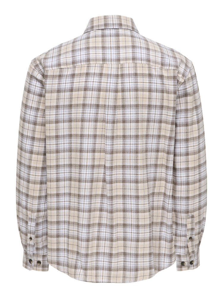 Only & Sons ONLY & SONS  GUDMUND LOOSE LS CHECKED SHIRT