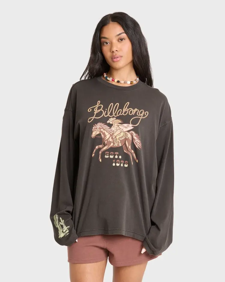 Billabong FEMMES FAMILIAR ROADS LONG SLEEVE TEE
