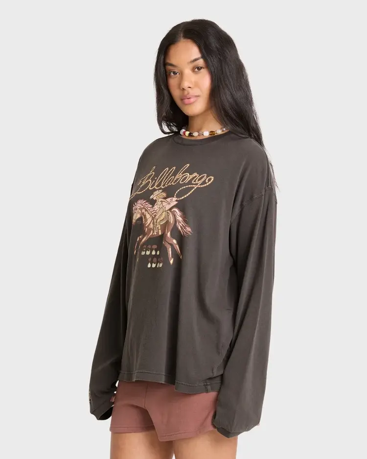 Billabong FEMMES FAMILIAR ROADS LONG SLEEVE TEE
