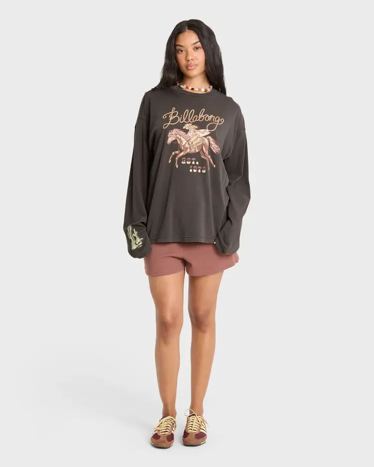 Billabong FEMMES FAMILIAR ROADS LONG SLEEVE TEE
