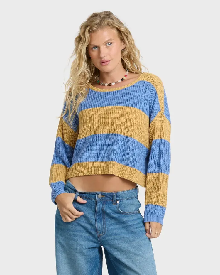 Billabong WOMEN'S LIT LIGHT CREWNECK SWEATER