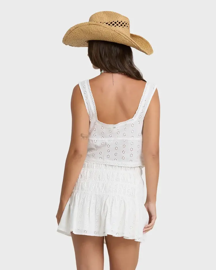 Billabong WOMEN'S EYELET FOREVER MINI SKIRT