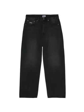 Obey MEN'S BIGWIG BAGGY DENIM PANT HEAVY VINTAGE BLACK