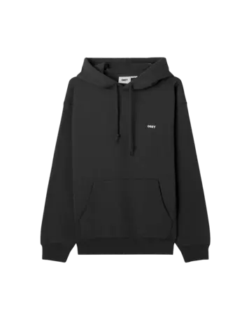 Obey MEN'S EST WORKS BOLD HOOD II PULLOVER BLACK