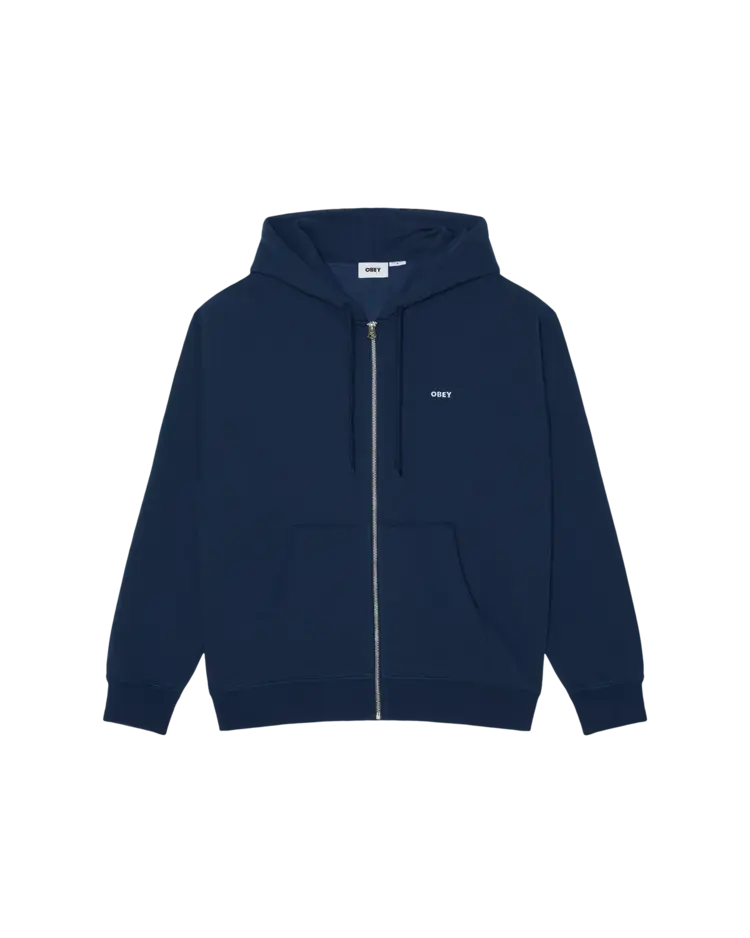 Obey HOMMES EST. WORKS BOLD ZIP HOOD II FLEECE