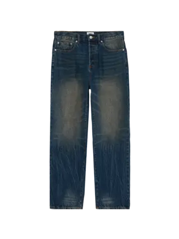 Obey HOMMES CLASSIC BAGGY DENIM OIL STAINED INDIGO