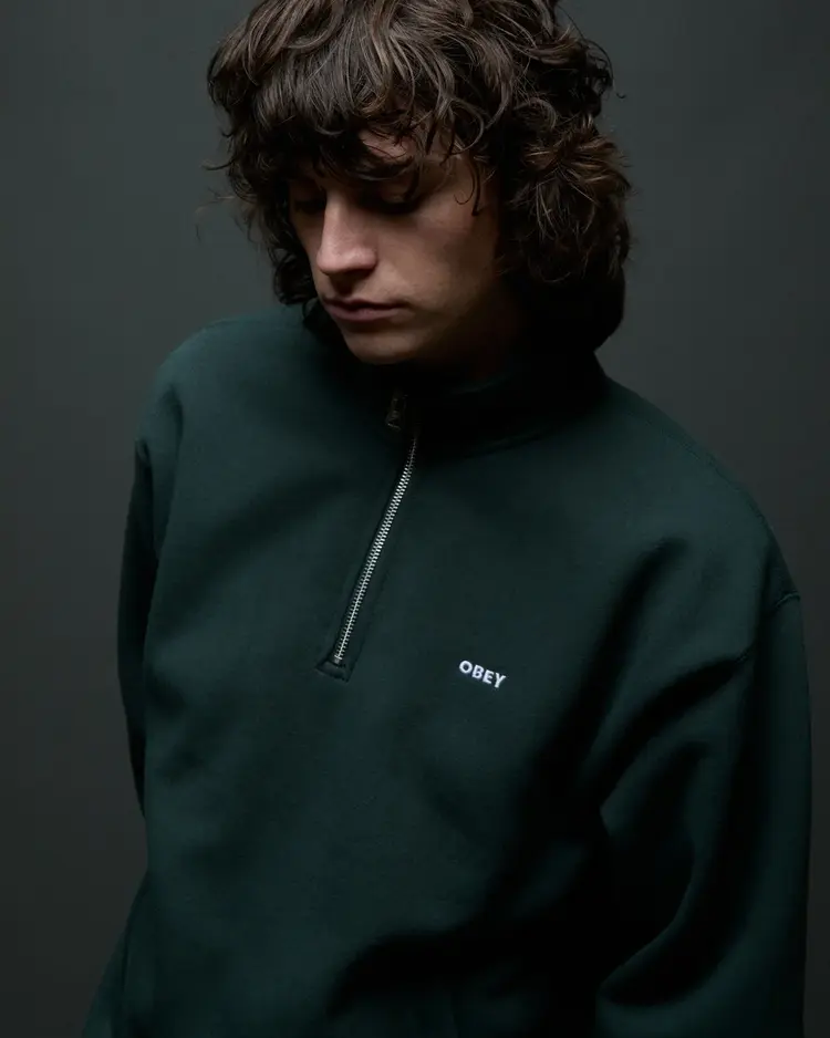 Obey HOMMES ESTABLISHED WORKS BOLD MOCKNECK
