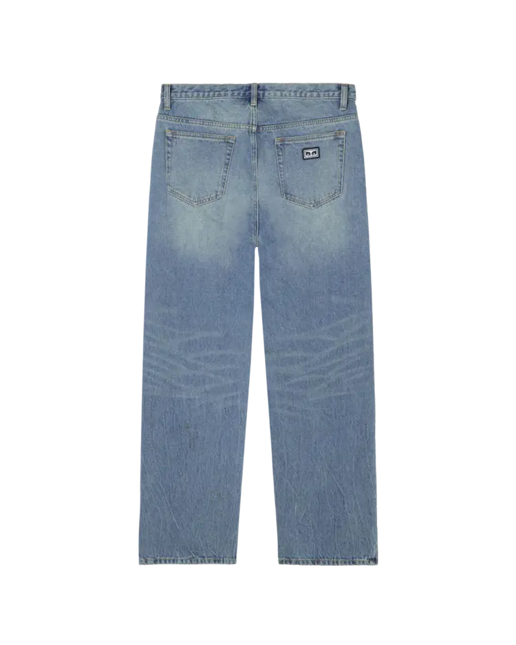 Obey MEN'S BOXCAR STRAIGHT LEG DENIM
