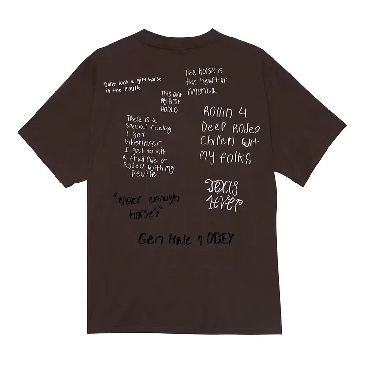 Obey HOMMES TRAIL RIDE T-SHIRT