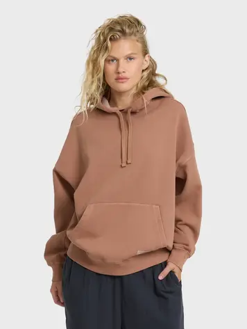 Billabong WOMEN'S ALL STACKED PULLOVER HOODIE SUGAR ALMOND